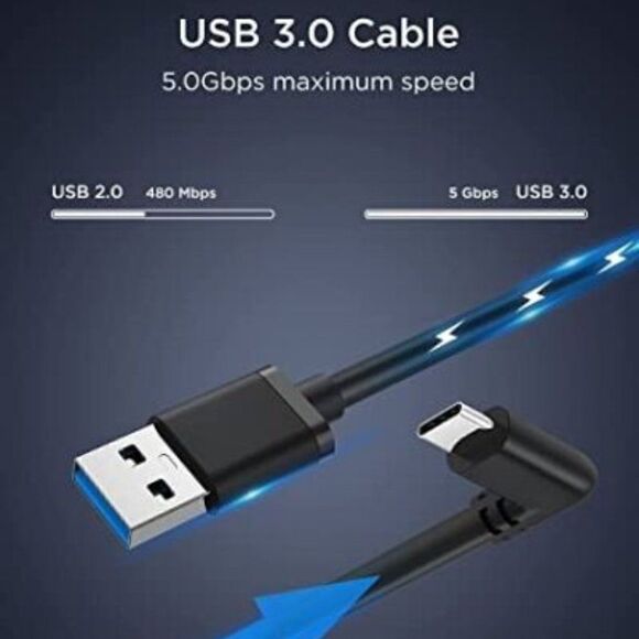 20ft Link Cable for Oculus Quest 2 VR Type C-A PC Gaming & Charging Cord Charger - Picture 3 of 9
